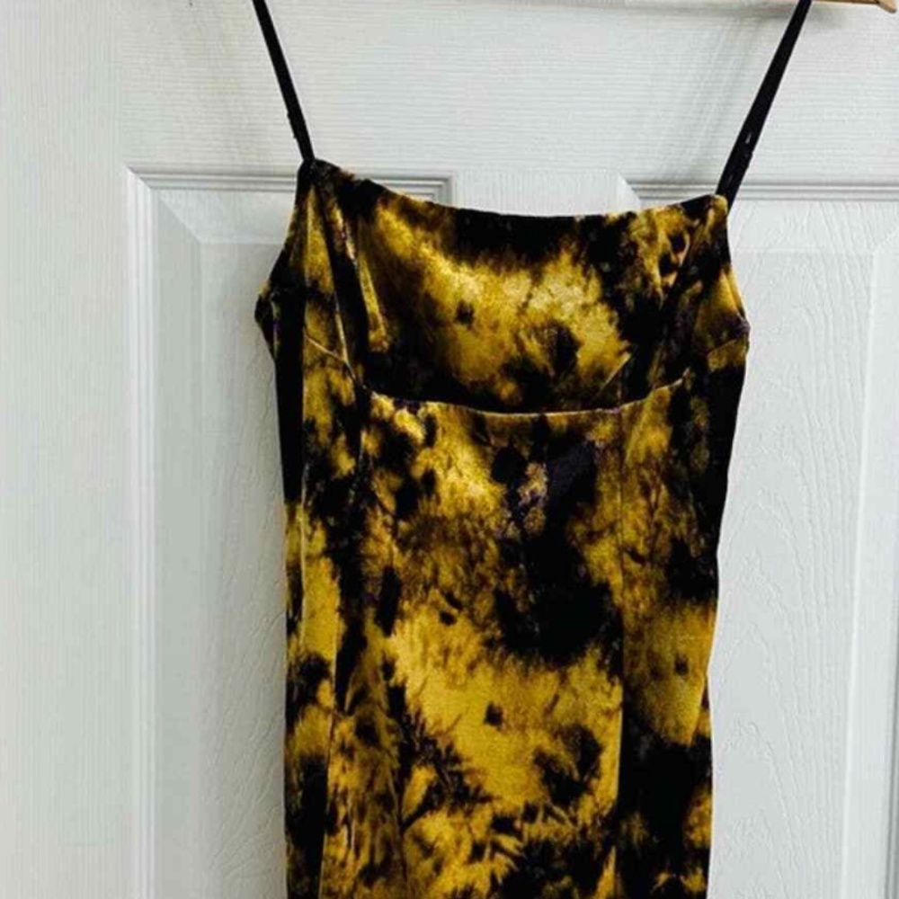 Urban Outfitters Velvet Strappy Mini Dress New With Tags small